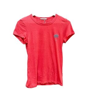 NWT Marine Layer Palm Tee Shirt Chili Pepper Beachy Casual Coastal Women's XS